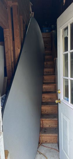 Long Outdoor Table (Gray)