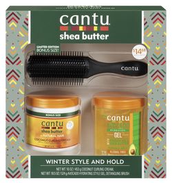Cantu Winter Lift and Condition Shampoo and Conditioner Gift Set, Sulfate-Free, Coconut, Avocado, 2 Piece