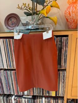 PRICE DROP: GIULIANA TESO, lined, butter-soft NUTMEG/SPICE LAMBSKIN LEATHER, 42