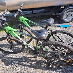 (2) Electric Mountain Bikes
