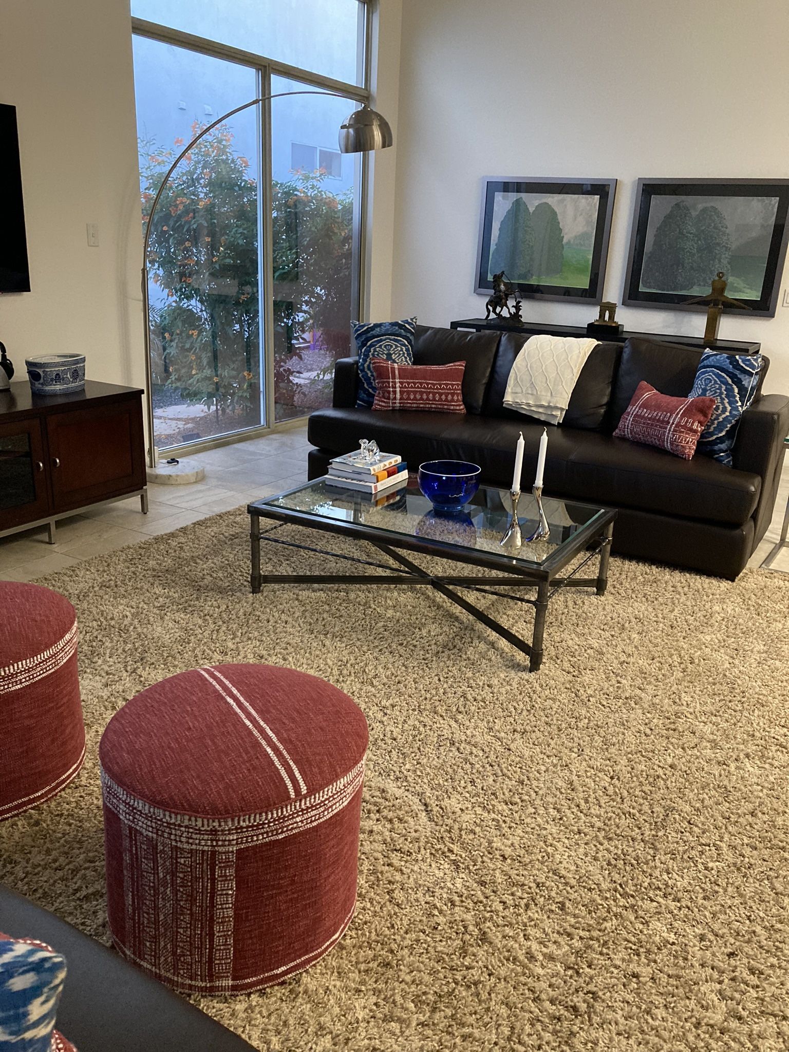 Coffee Table Metal & Glass