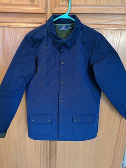 Vineyard Vines boys quilted Barn jacket, extra large or 18
