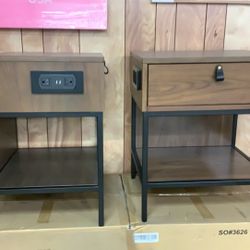 Hotel Style Nightstands With Outlets