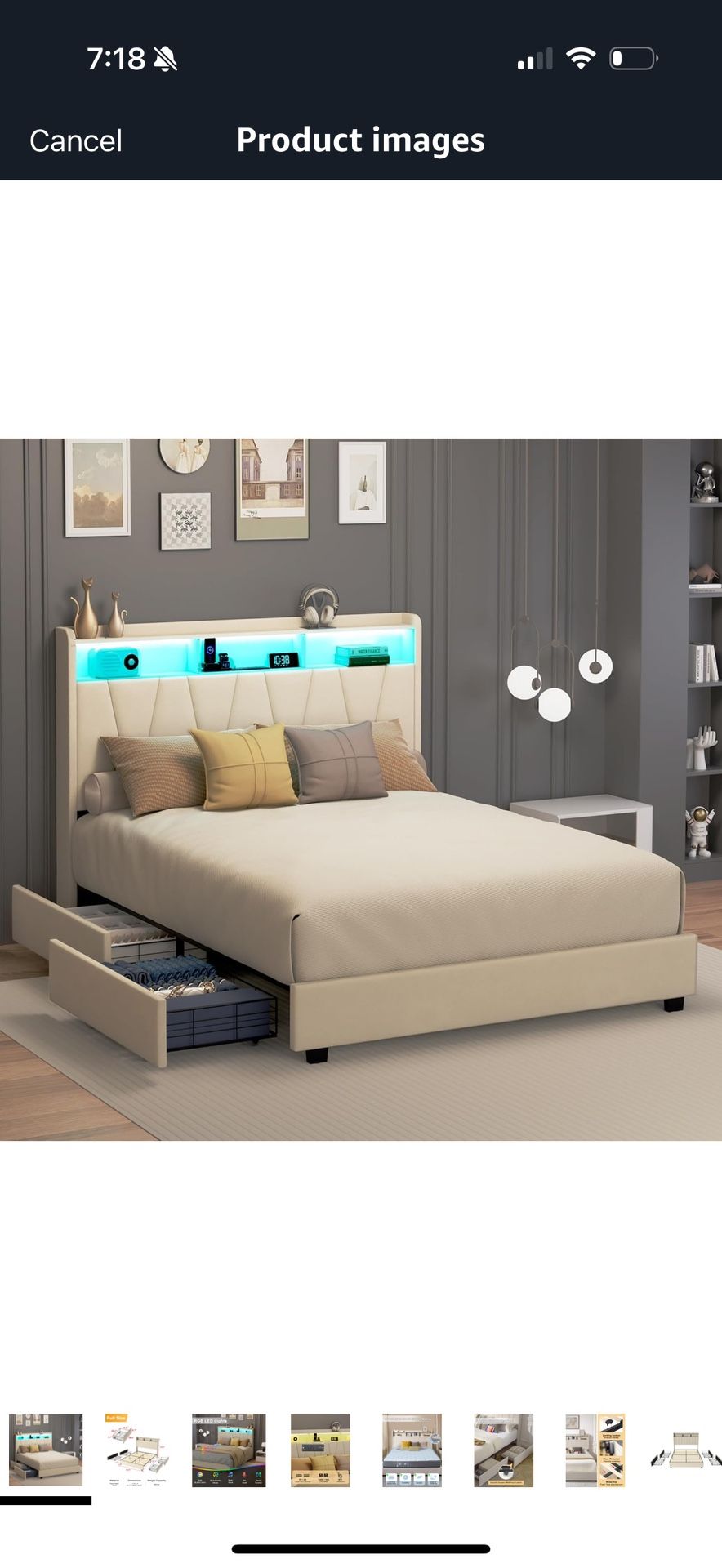 Full size bed