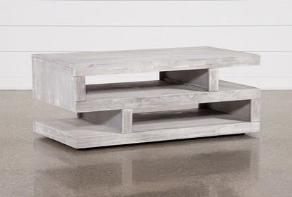 LIVING SPACES KENZIE COFFEE/END TABLE