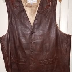 Leather Vest 