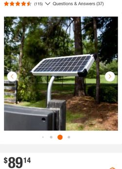 Mighty Mule 10-Watt Solar Panel Kit for Electric Gate Opener