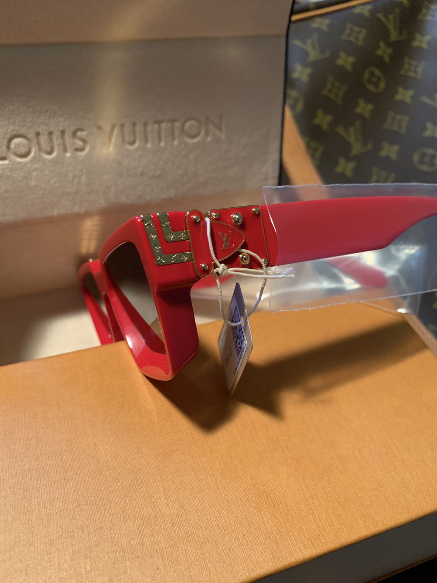 Louis Vuitton 1.1 Millionaires sunglasses Red Virgil Abloh for Sale