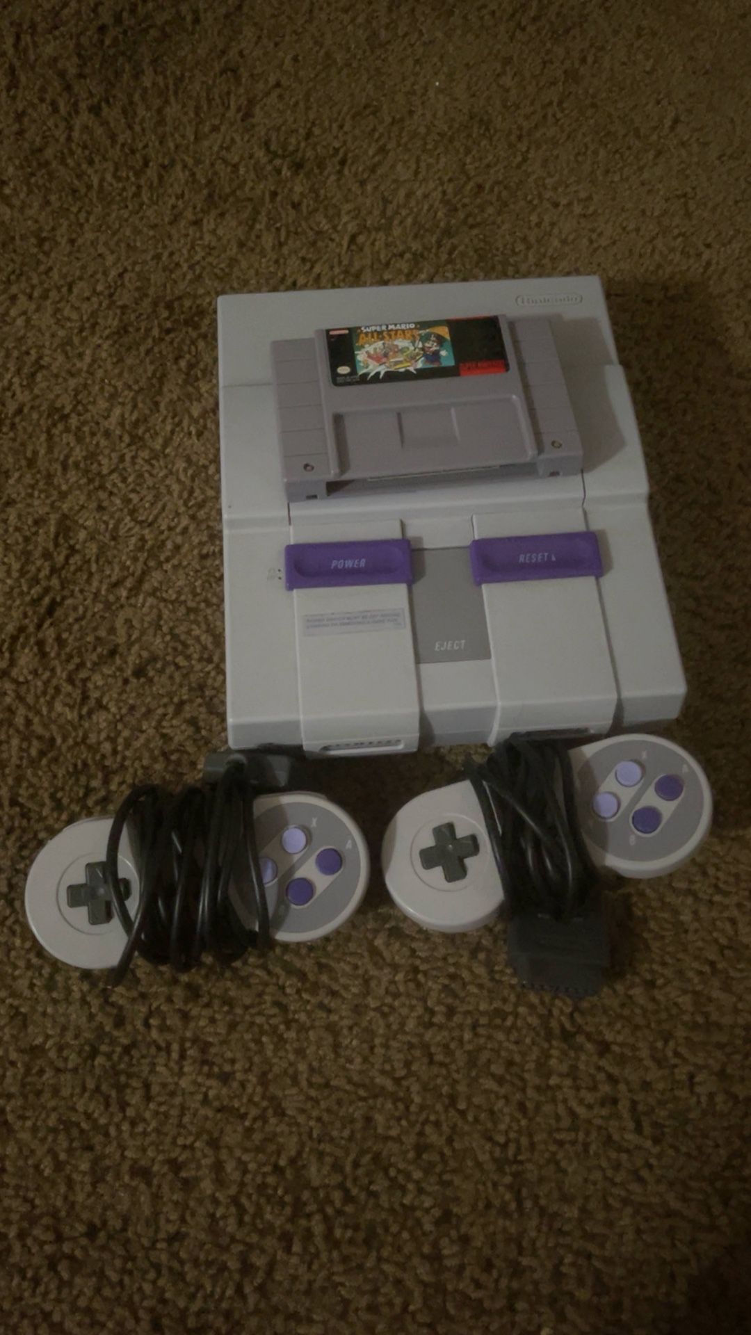 Super Nintendo Original Console