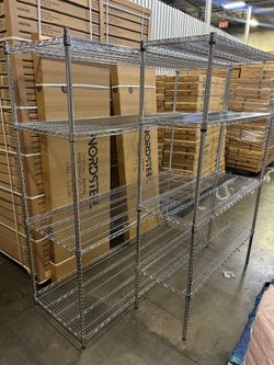 72" Tall NSF Wire Shelving Racks - Industrial Heavy Duty Metal - New