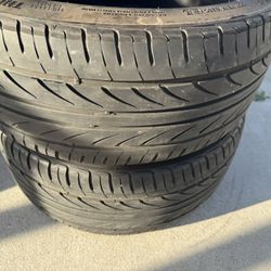 (2) 245/45/19 Delinte Thunder