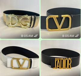 Big Waist Buckle Valentino Dior Dg Beltsss