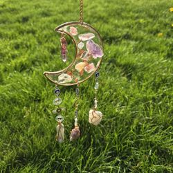 Crystal Moon Suncatcher  