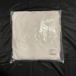 Denim Tears White Monochrome Hoodie 