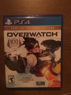 Sony PlayStation ps4 over watch