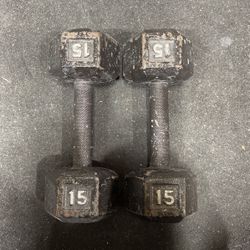 15 Ib Dumbells
