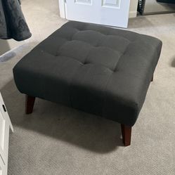 Dark Gray Ottoman 