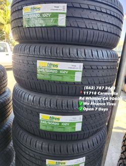 245/50/20 TBB Set of Tires Installed and Balanced Set de Llantas Nuevas Instaladas y Balanceadas