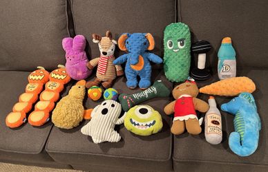Dog Toys (18 Total)