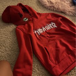 Thrasher Hoodies With Matching Hats 