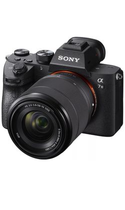 Sony 7 aiii mirrorless camera with flash