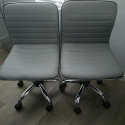 Gray Computer chairs (Set Of 3)