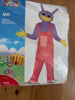 Digital circus costume size 8-10 years
