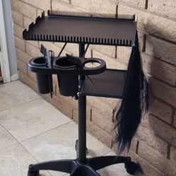 Hairstylist Rolling Cart, Salon Trolley With Storage