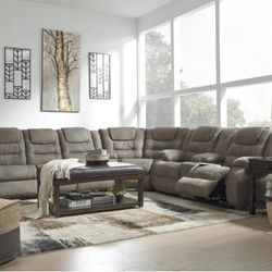 New Reclining Sectional