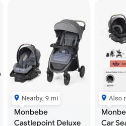 Monbebe Stroller And Carseat