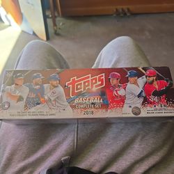 2018  topps baseball complete set