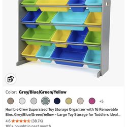 Kids Toys Storage Shelf Organizer 