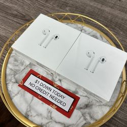 Apple Airpods 2 Wireless Headphones - PAY $1 TODAY TO TAKE IT HOME AND PAY THE REST LATER