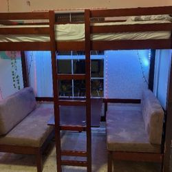 WOODEN BED FRAME USED TO BE $600 NOW ONLY $400