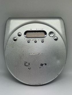 Sony CD Walkman D-EJ815 CD Player Silver G-Protection  Tested/ Works