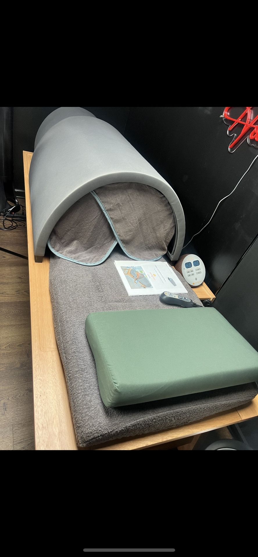 Infrared sauna bed