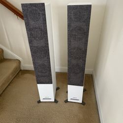 Jamo S 809 5" 240W 3.5-Way Floorstanding Speaker, Pair White