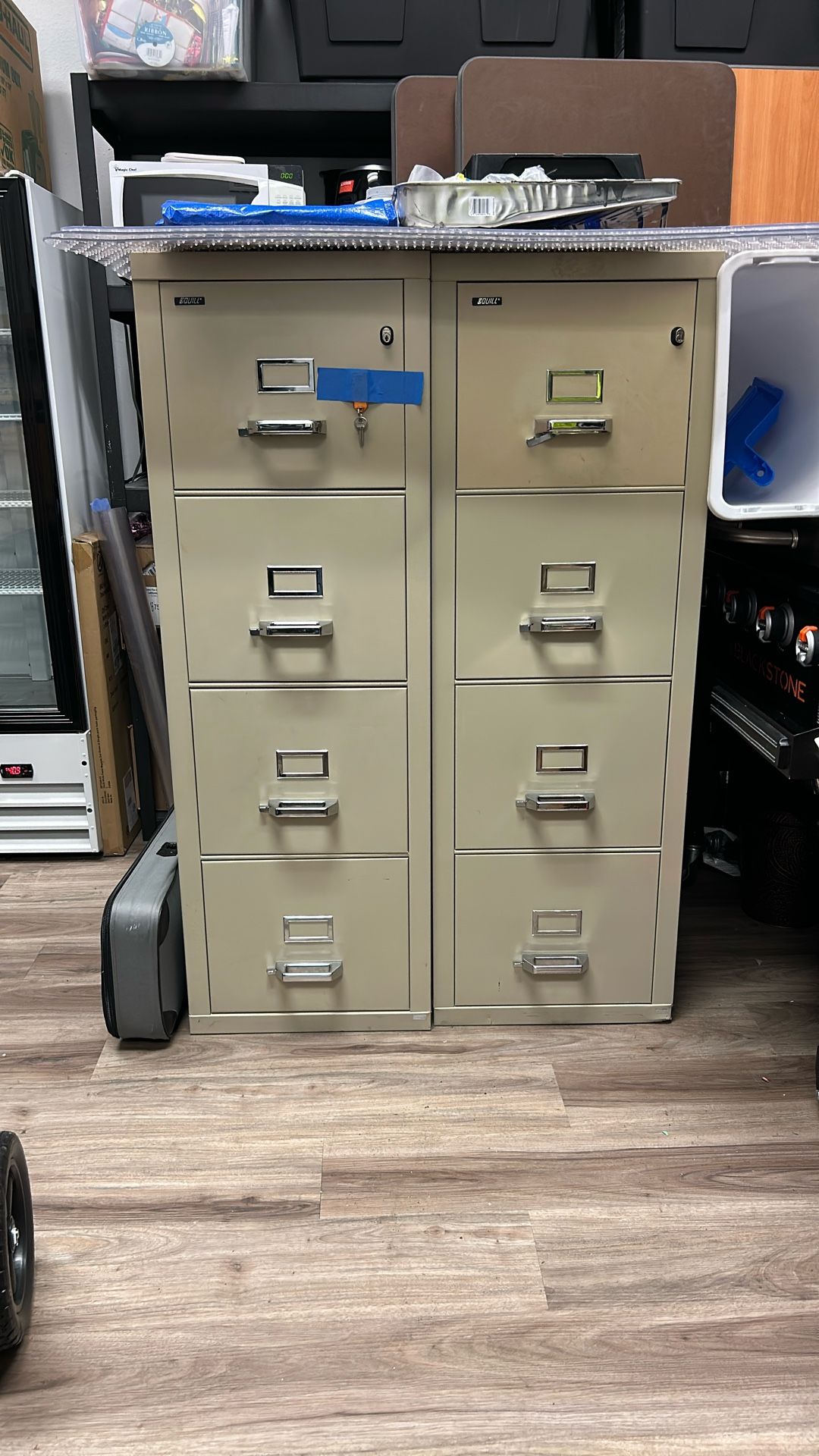 Fire proof file cabinet
