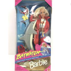Vintage 1994 Mattel Baywatch Lifeguard Barbie Doll