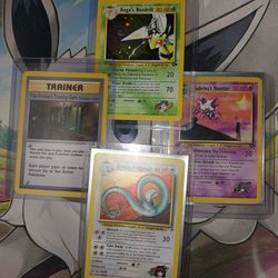 Pokémon TCG 4 Card Lot *1st Edition* Foil*