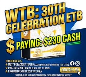 “BUYING 30th Anniversary Pokemon Center ETB