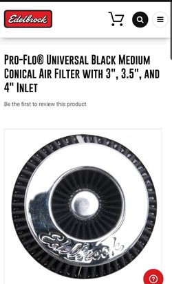 Edelbrock air filter