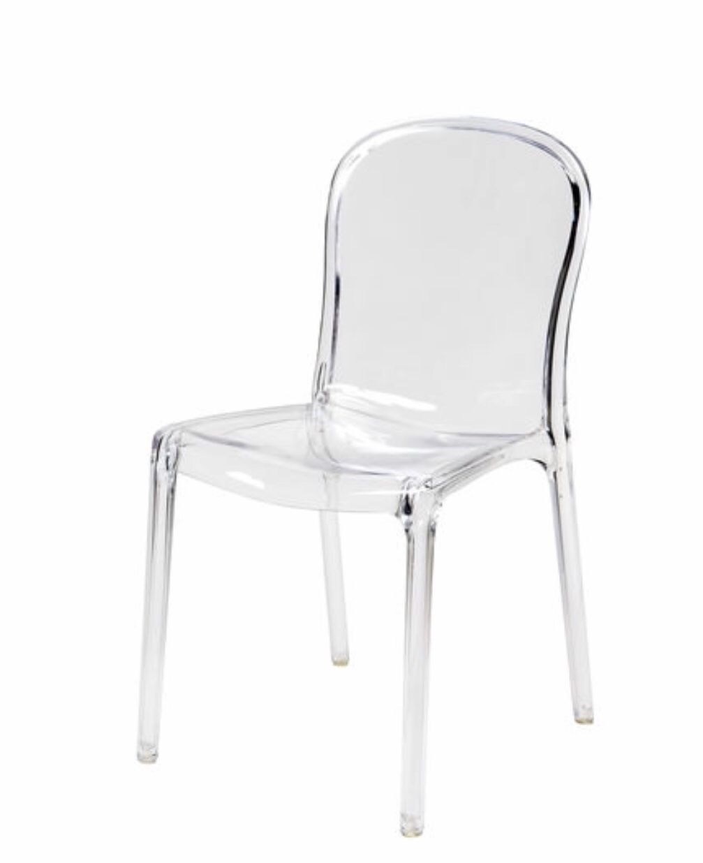 Polycarbonate dining chair clear,heavy duty