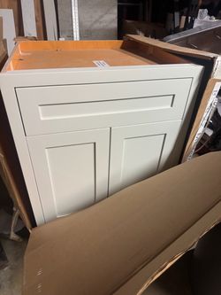 White cabinet
