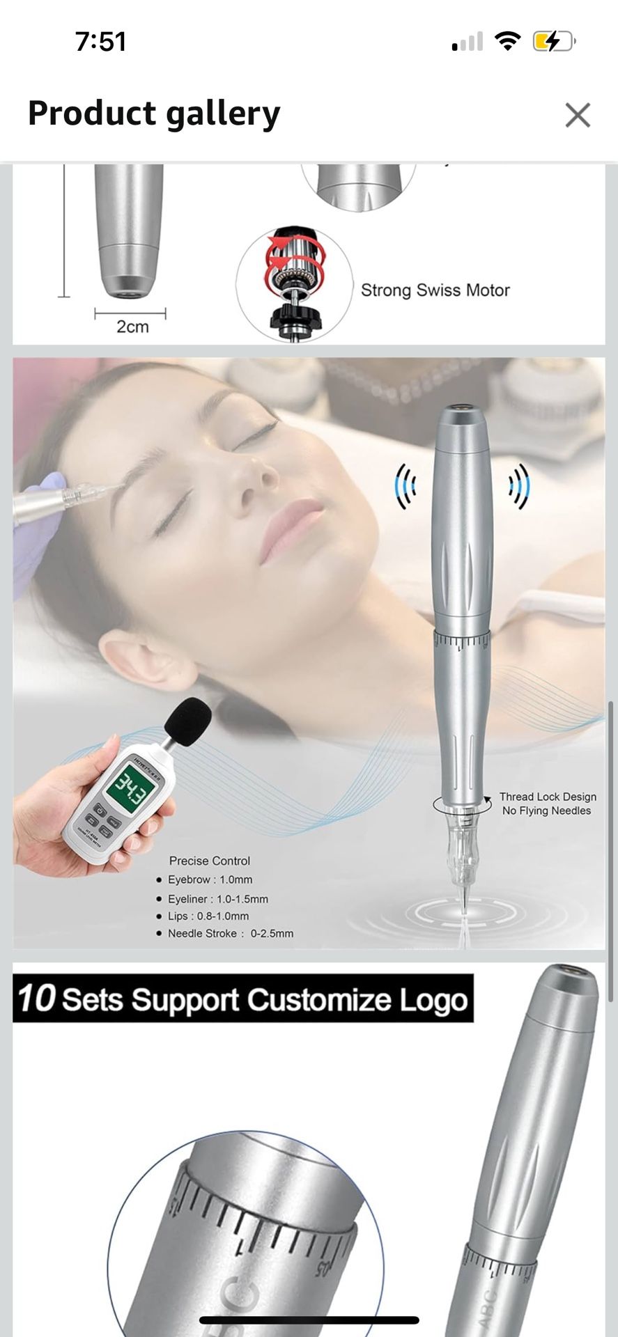 Professional Tattoo Machine Rotary Pen for Permanent Makeup Eyebrow Lip Microblading DIY Digital Machine Machine Kit