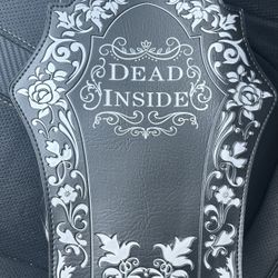 Dead Inside Backpack Halloween Horror Goth Bag NEW WITH TAGS Coffin Shaped Small Backpack Purse 12 x 8.5 x 3.5