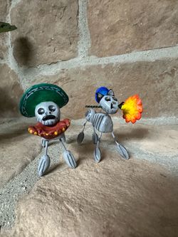 Día de Los Muertos Dog & Cat Clay Artesanía Mexicana
