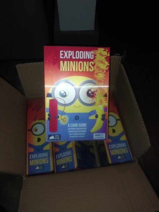 Exploding Minions Card Game Read Description
