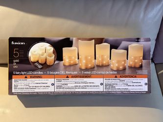Fusion Fairy LED Candles, Open Box qty 4 BRAND NEW!!!