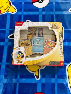 30th Celebration pokemon poster box